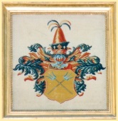 Wappenstickerei